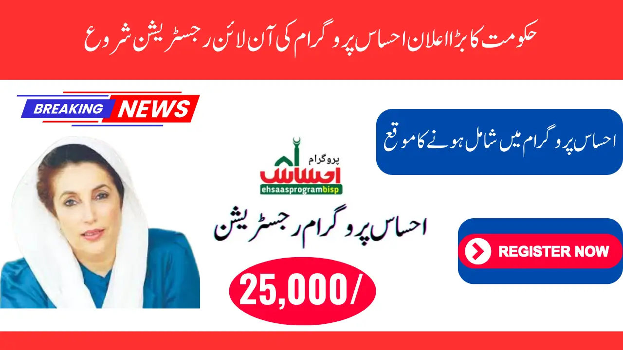 Ehsaas Program Registration 8171 NADRA 2025 Complete Details