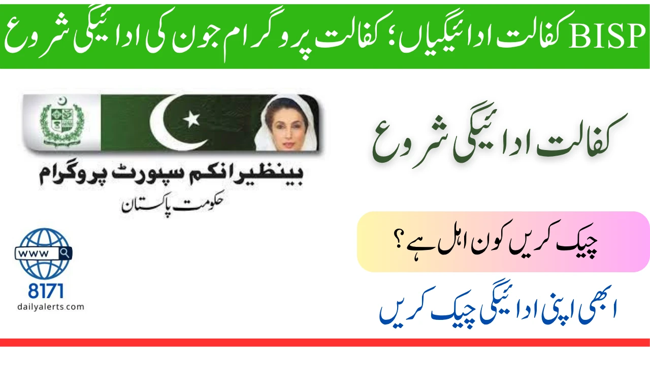 بی آئی ایس پی کفالت ادائیگیاں2025