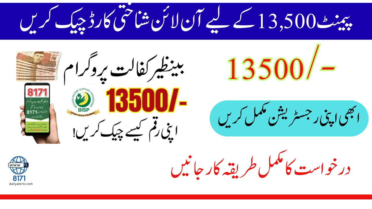 13,500 بی آئی ایس پی پیمنٹ
